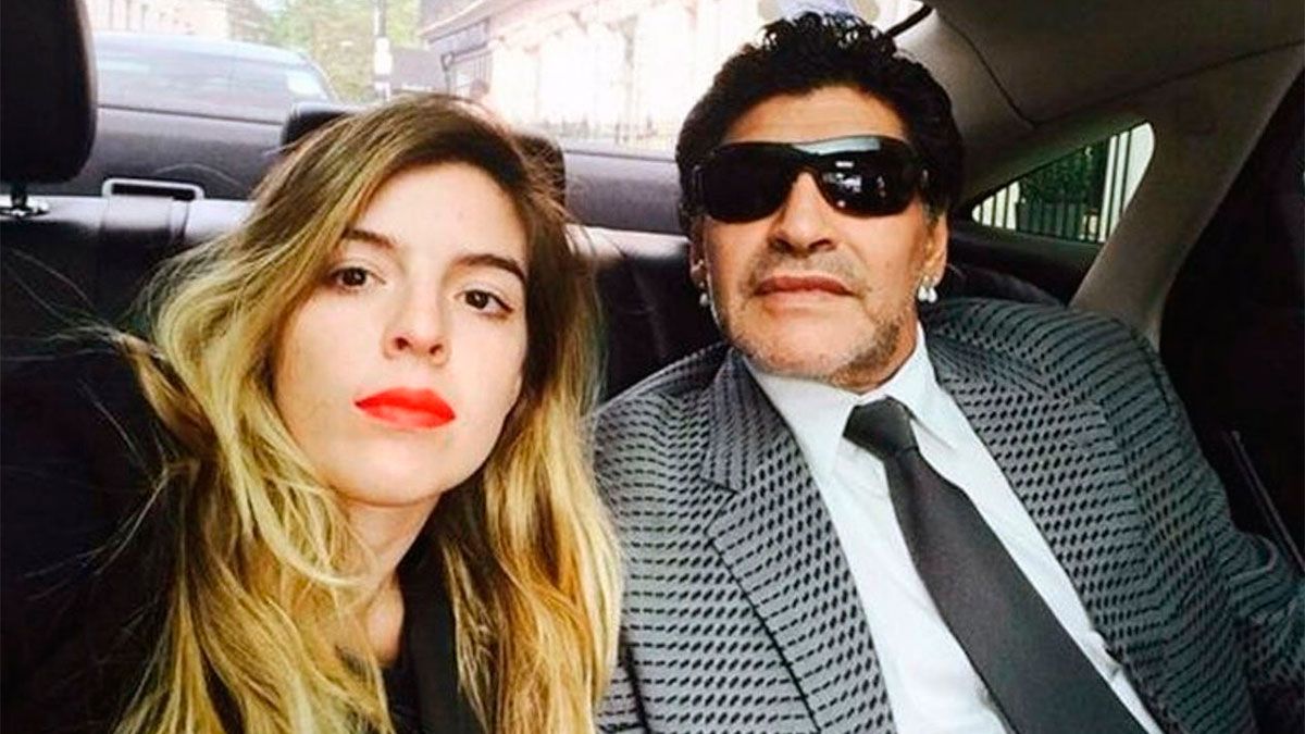 Dalma y Diego Maradona 