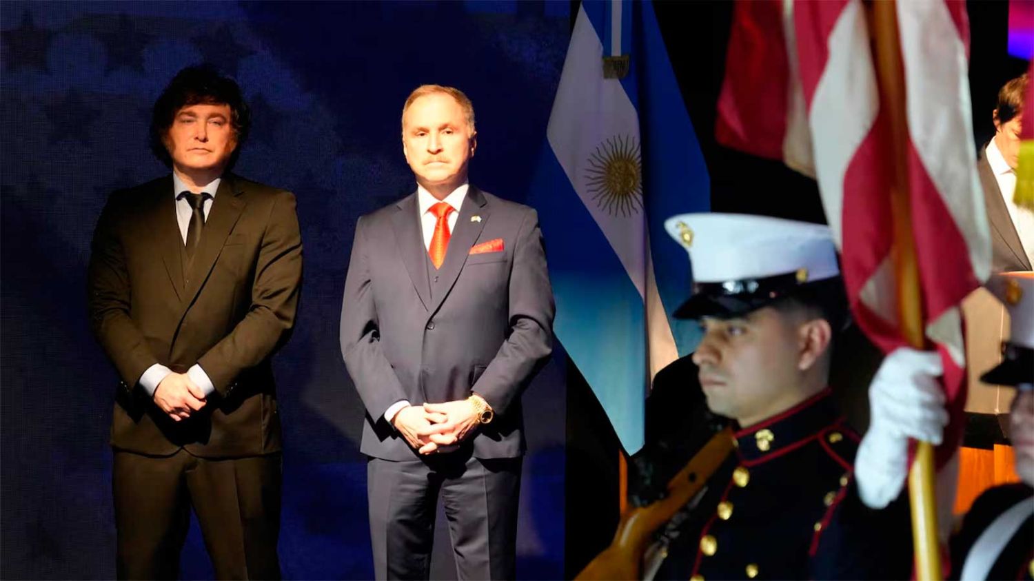 政府更迭之際,米萊出席美國獨立紀念日慶祝活動